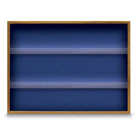 United Visual Products Outdoor Enclosed Combo Board, 48"x36", White Frame/White Porc & Burgundy UVCB4836ODW-WHTPORC-DBURGU